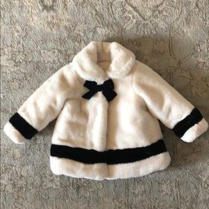 Faux fur winter coat